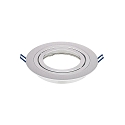 Indbygningslampe AR111 IP20, aluminium b�rstet
