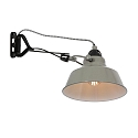 Mexlite V�glampe NOV� drejelig, vipbar E27 IP20, gr�n, sort d�mpbar