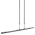 Steinhauer Steinhauer Pendant luminaire ZELENA LED, 3 flames, silver