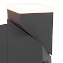 Steinhauer Steinhauer Udend�rs V�glampe JACK, 2-flammer, LED, firkantet, sort