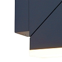 Steinhauer Steinhauer Udend�rs V�glampe JACK, 2-flammer, LED, firkantet, sort