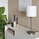 Mexlite Table lamp NOOR, 1 flame, steel