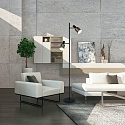 anne light & home AN Standerlampe FJORGARD, 2-flammer, sort