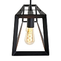 Mexlite Mexlite Pendel BUCKLEY, 4-flammer, sort