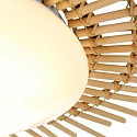 anne light & home AN Loftlampe AURA, Bambusring, hvid