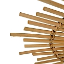 anne light & home AN Loftlampe AURA, Bambusring, hvid