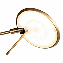 Steinhauer Standerlampe ZODIAC LED, 2-flammer, med l�searm, bronze