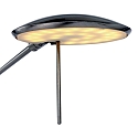 Steinhauer Steinhauer Floor lamp ZODIAC LED, 2 flames, with reading arm, silver