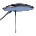 Steinhauer Steinhauer Floor lamp ZODIAC LED, 2 flames, with reading arm, silver
