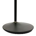 Steinhauer Steinhauer Floor lamp ZODIAC LED, 2 flames, with reading arm, black