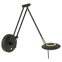 Steinhauer Wall luminaire ZODIAC LED, 1 flame, black