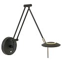 Steinhauer Steinhauer Wall luminaire ZODIAC LED, 1 flame, black