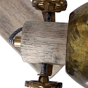 Mexlite Mexlite Spot GEARWOOD, 3 flames, bronze