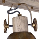 Mexlite Mexlite Spot GEARWOOD, 3 flames, bronze