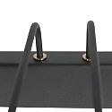 Steinhauer Steinhauer Wall luminaire LITHO LED, 1 flame, 60cm, black