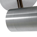 Mexlite Spot, 1 flame. GU10, IP44, steel