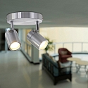 Mexlite Mexlite Spot, 2 flames. GU10, IP44, steel