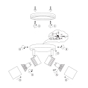 Mexlite Mexlite Spot, 2 flames. GU10, IP44, steel