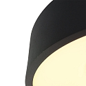 Steinhauer ceiling luminaire RINGLEDE - � 38CM round, medium, direct / indirect IP20, black matt dimmable