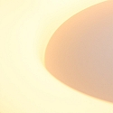 Steinhauer ceiling luminaire RINGLEDE - � 38CM round, medium, direct / indirect IP20, black matt dimmable