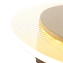 V�g- og Loftlampe LIDO rund, justerbar, indirekte, perforeret IP20, sort mat d�mpbar
