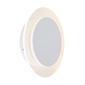 Steinhauer V�g- og Loftlampe LIDO rund, justerbar, indirekte, perforeret IP20, hvid mat d�mpbar