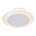Steinhauer V�g- og Loftlampe LIDO rund, justerbar, indirekte, perforeret IP20, hvid mat d�mpbar