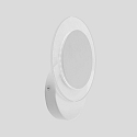 Steinhauer V�g- og Loftlampe LIDO rund, justerbar, indirekte, perforeret IP20, hvid mat d�mpbar