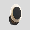 Steinhauer V�g- og Loftlampe LIDO rund, justerbar, indirekte, perforeret IP20, sort mat d�mpbar