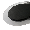 Steinhauer V�g- og Loftlampe LIDO rund, justerbar, indirekte, perforeret IP20, sort mat d�mpbar