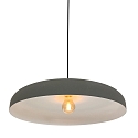 Steinhauer Pendel KRISIP down, 1-flamme, flad E27 IP20, gr�, mat d�mpbar