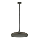 Steinhauer Pendel KRISIP down, 1-flamme, flad E27 IP20, gr�, mat d�mpbar