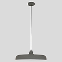 Steinhauer Pendel KRISIP down, 1-flamme, flad E27 IP20, gr�, mat d�mpbar