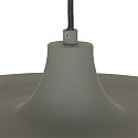 Steinhauer Pendel KRISIP down, 1-flamme, flad E27 IP20, gr�, mat d�mpbar