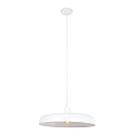 Steinhauer Pendel KRISIP down, 1-flamme, flad E27 IP20, hvid mat d�mpbar