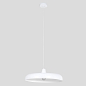 Steinhauer Pendel KRISIP down, 1-flamme, flad E27 IP20, hvid mat d�mpbar
