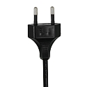 Steinhauer table lamp REFLEXION - � 15CM 1 flame, high, with switch, with plug E27 IP20, black matt 