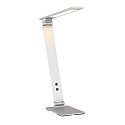 Steinhauer Bordlampe SERENADE drejelig, CCT Switch, vipbar, med touch-d�mper IP20, st�l b�rstet d�mpbar