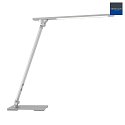 table lamp SERENADE rotatable, CCT Switch, tiltable, with touch dimmer IP20, steel brushed dimmable