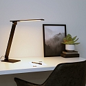 Steinhauer Bordlampe SERENADE drejelig, CCT Switch, vipbar, med touch-d�mper IP20, sort mat d�mpbar
