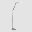 floor lamp SERENADE CCT Switch, adjustable, with touch dimmer IP20, brushed aluminium dimmable