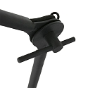 anne light & home Bordlampe KASKET med afbryder, med leddelt arm, med stik E27 IP20, sort mat 
