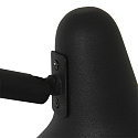 anne light & home Bordlampe KASKET med afbryder, med leddelt arm, med stik E27 IP20, sort mat 