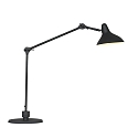 anne light & home Bordlampe KASKET med afbryder, med leddelt arm, med stik E27 IP20, sort mat 