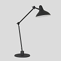 anne light & home Bordlampe KASKET med afbryder, med leddelt arm, med stik E27 IP20, sort mat 