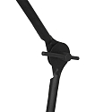 anne light & home Bordlampe KASKET med afbryder, med leddelt arm, med stik E27 IP20, sort mat 