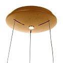 Pendel RINGLEDE - � 48CM stor, rund, direkte / indirekte IP20, guld d�mpbar