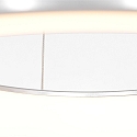 Steinhauer pendant luminaire RINGLEDE - � 48CM large, round, direct / indirect IP20, silver brushed dimmable