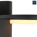 Steinhauer Steinhauer Outdoor wall luminaire, LED, 1 flame, 7W, 2700K, IP54, black