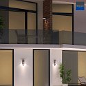 Steinhauer Steinhauer Outdoor wall luminaire, LED, 1 flame, 7W, 2700K, IP54, black
